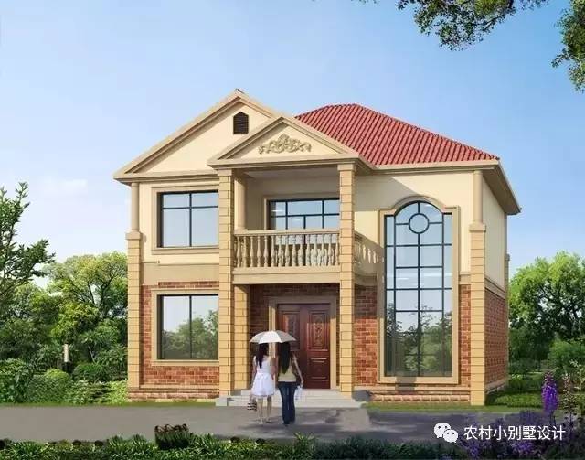 10.8x10.1米帶棋牌室二層農(nóng)村住宅設(shè)計(jì)圖，小編有地肯定建一棟