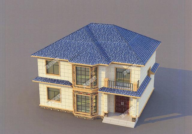 三款小戶型農(nóng)村二層別墅，三種不同建筑風(fēng)格，最低主體造價(jià)18萬(wàn)。