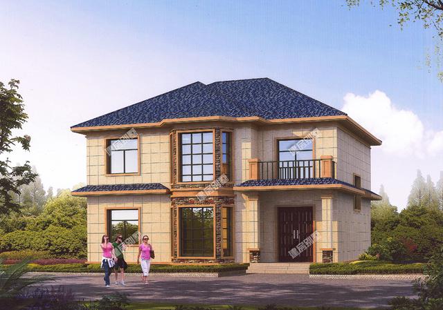 三款小戶型農(nóng)村二層別墅，三種不同建筑風(fēng)格，最低主體造價(jià)18萬(wàn)。