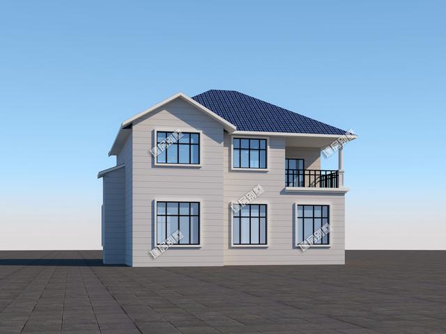 三款小戶型農(nóng)村二層別墅，三種不同建筑風(fēng)格，最低主體造價(jià)18萬(wàn)。