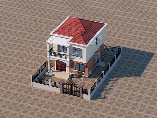 三款小戶型農(nóng)村二層別墅，三種不同建筑風(fēng)格，最低主體造價(jià)18萬(wàn)。