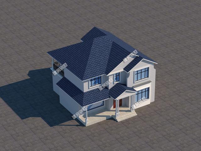 三款小戶型農(nóng)村二層別墅，三種不同建筑風(fēng)格，最低主體造價(jià)18萬(wàn)。