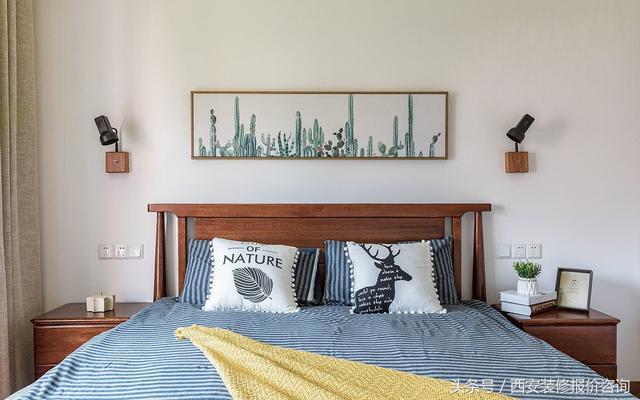 三室兩廳簡歐風(fēng)裝修，老婆花6萬半包給裝修公司，最后效果超贊，很溫馨。