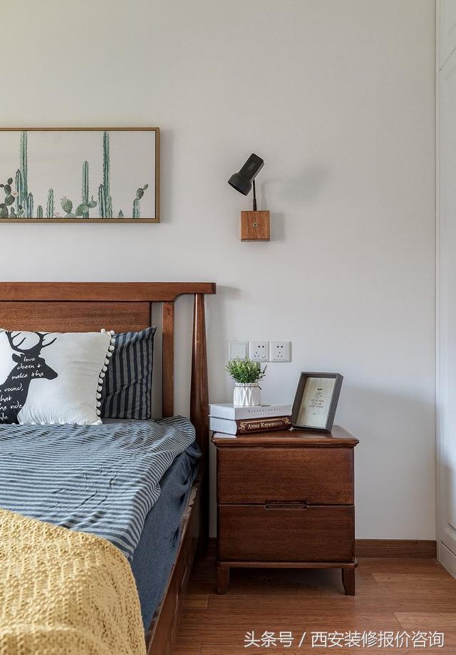 三室兩廳簡歐風(fēng)裝修，老婆花6萬半包給裝修公司，最后效果超贊，很溫馨。