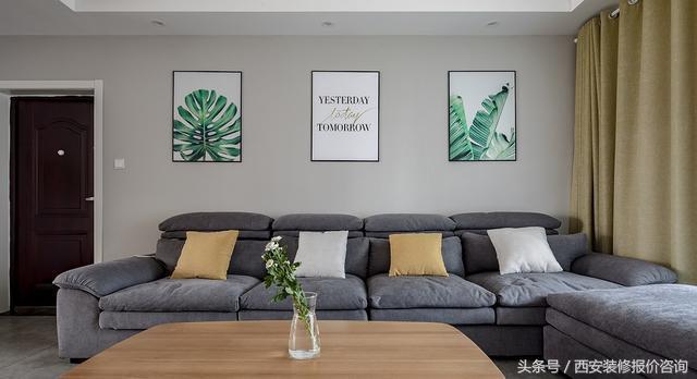 三室兩廳簡歐風(fēng)裝修，老婆花6萬半包給裝修公司，最后效果超贊，很溫馨。