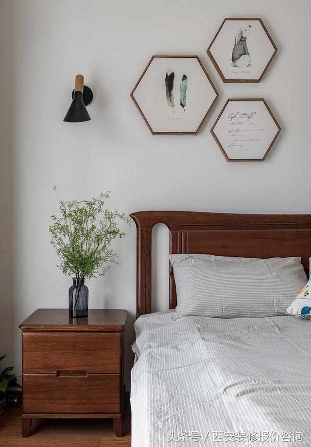 三室兩廳簡歐風(fēng)裝修，老婆花6萬半包給裝修公司，最后效果超贊，很溫馨。