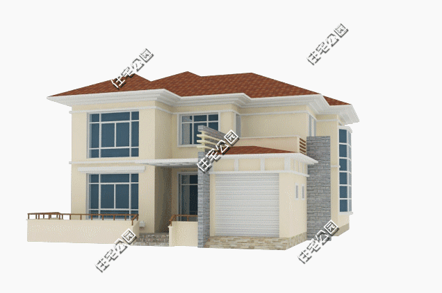 14.1X15.8米農(nóng)村二層自建房，帶車庫，造價(jià)不高，實(shí)用才是關(guān)鍵。