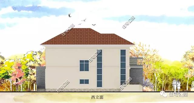 14.1X15.8米農(nóng)村二層自建房，帶車庫，造價(jià)不高，實(shí)用才是關(guān)鍵。