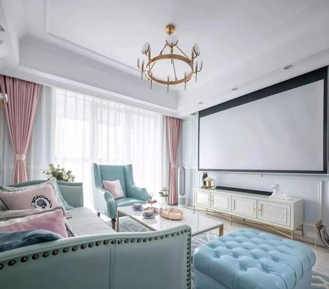 99㎡清新優(yōu)雅的法式風(fēng)裝修，同時(shí)又充滿著滿滿的少女心！