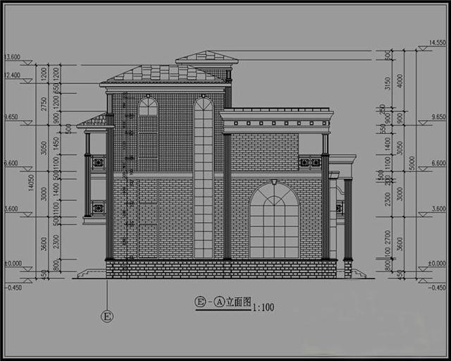 11X16米三層半別墅設(shè)計(jì)圖，時尚大方，結(jié)構(gòu)美觀漂亮，適合農(nóng)村居住。