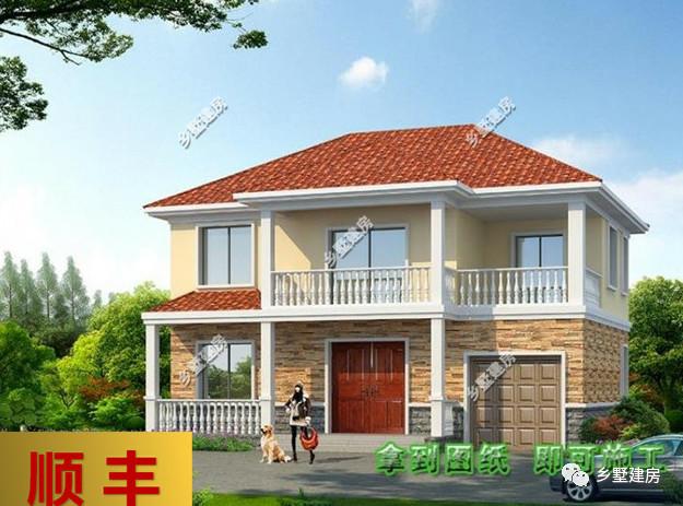 12米x10米，兩棟二層別墅設(shè)計(jì)圖，經(jīng)濟(jì)實(shí)用又漂亮。