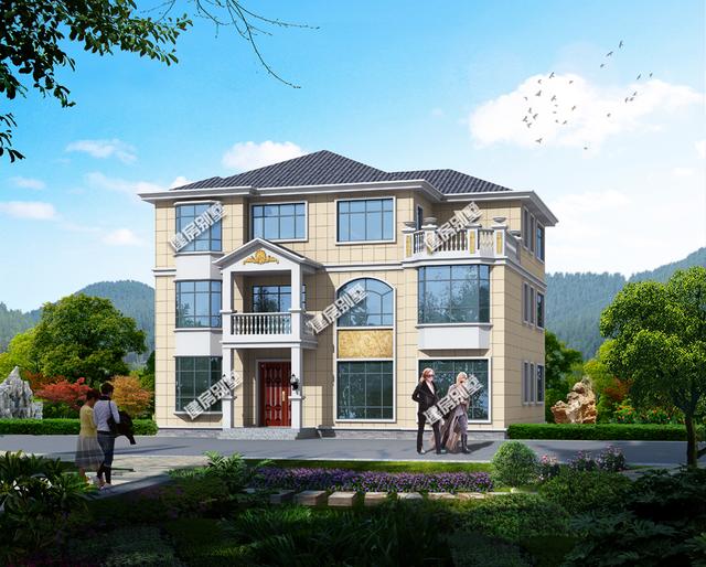 15x13.45的三層農(nóng)村自建房，涵養(yǎng)與大方兼顧，建起來了那一定是萬眾矚目！