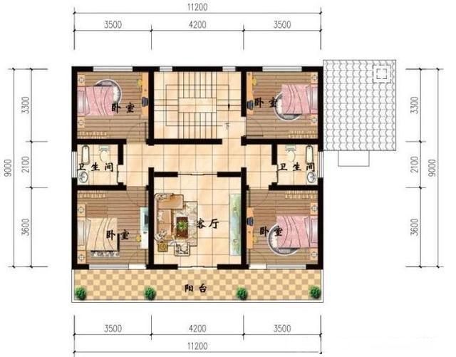 推薦兩款帶獨(dú)立式廚房的農(nóng)村自建房設(shè)計(jì)圖，布局也是格外的好