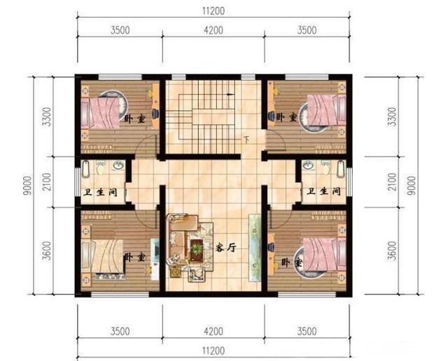 推薦兩款帶獨(dú)立式廚房的農(nóng)村自建房設(shè)計(jì)圖，布局也是格外的好