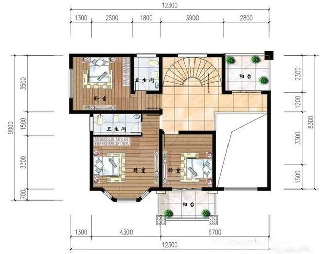 推薦兩款帶獨(dú)立式廚房的農(nóng)村自建房設(shè)計(jì)圖，布局也是格外的好