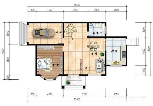 推薦兩款帶獨(dú)立式廚房的農(nóng)村自建房設(shè)計(jì)圖，布局也是格外的好