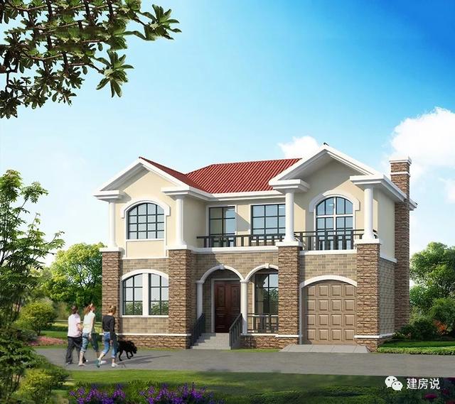 兩款100平農(nóng)村自建房別墅設計圖，建房可以做個參考