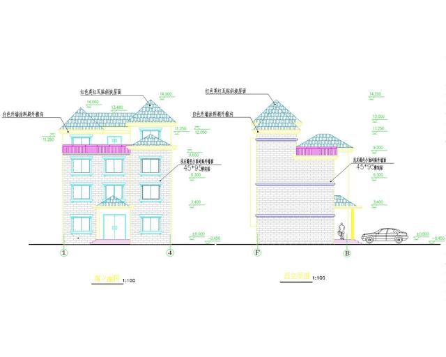 宅基地小就建高一些，今日推薦130平方米四層農(nóng)村自建別墅設(shè)計(jì)圖