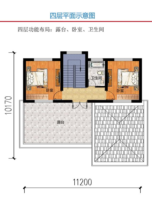宅基地小就建高一些，今日推薦130平方米四層農(nóng)村自建別墅設(shè)計(jì)圖