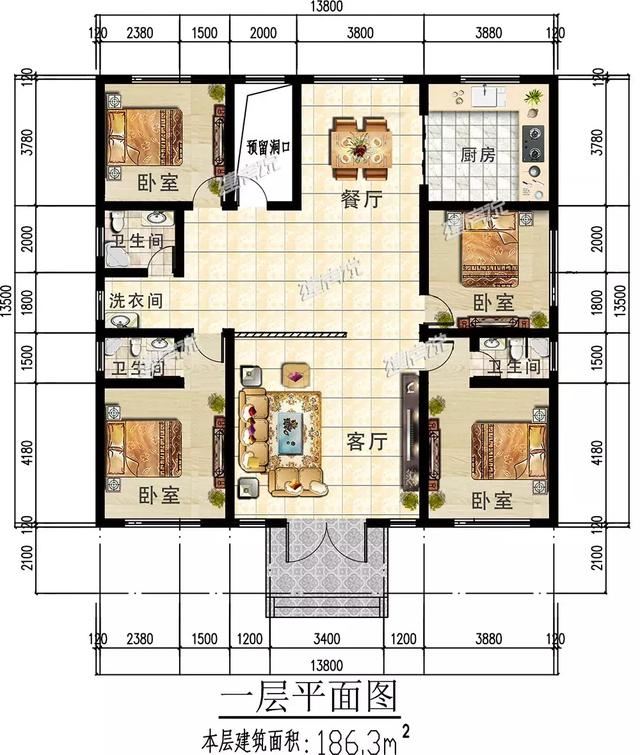 這3款別墅設(shè)計(jì)圖，每一款造價(jià)都特別劃算，也非常適合農(nóng)村建造