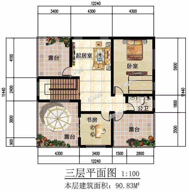 這3款別墅設(shè)計(jì)圖，每一款造價(jià)都特別劃算，也非常適合農(nóng)村建造