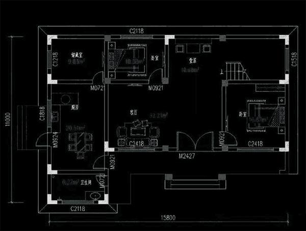 3款帶堂屋農(nóng)村別墅設(shè)計圖，都堪稱經(jīng)典戶型，讓人過目不忘