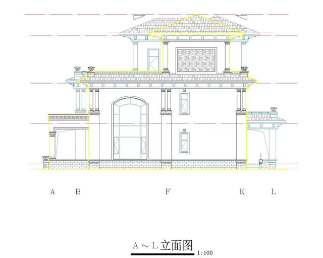 高檔三層歐式豪華別墅設(shè)計(jì)圖，外觀高端大氣，性價(jià)比極高