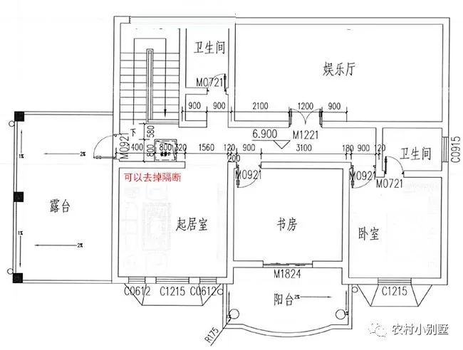 15.6x9.5米帶獨(dú)立車庫農(nóng)村三層小洋樓設(shè)計(jì)圖，推薦爆款