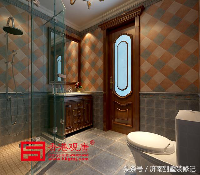 美式致雅大華紫郡300平別墅裝修美式風(fēng)格演繹，恢弘大氣，不失典雅