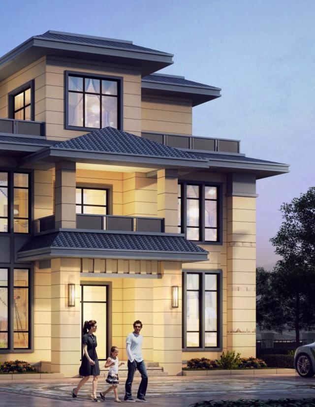 三層新中式別墅設(shè)計(jì)圖，實(shí)用性好，完全符合自身的居住要求