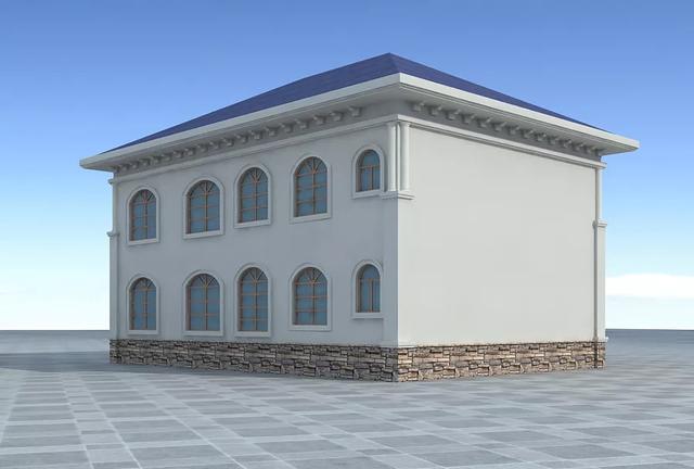 精致秀氣的二層別墅設(shè)計圖，整體暖色調(diào)，讓人一看就感覺很溫暖