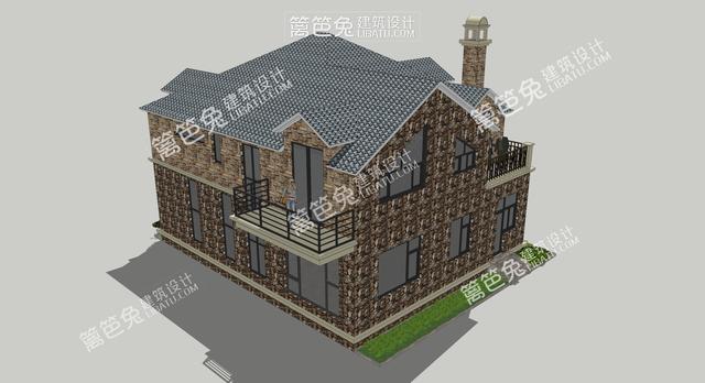10.8米X13米兩層別墅設計圖，實用且美觀大氣，北方再適合不過的戶型