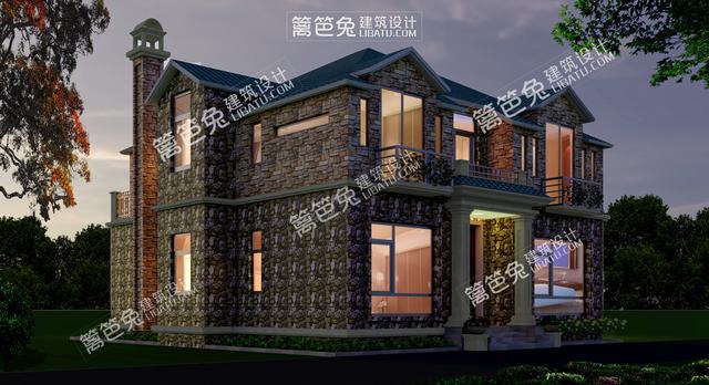 10.8米X13米兩層別墅設計圖，實用且美觀大氣，北方再適合不過的戶型