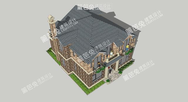 10.8米X13米兩層別墅設計圖，實用且美觀大氣，北方再適合不過的戶型