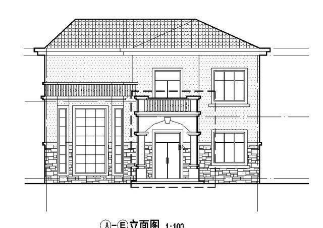 12x12米農(nóng)村二層別墅設(shè)計圖，外觀簡單大氣，22萬左右就能建起主體，回村建一棟相當實惠。