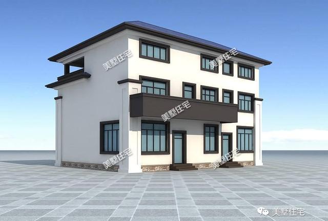 新三層中式別墅圖，帶堂屋，35萬就能建成，你可以來一套。