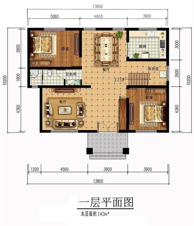 二層華麗別墅設(shè)計(jì)圖，外觀大氣豪華，內(nèi)部空間布局合理，家里人口眾多的可以參考！