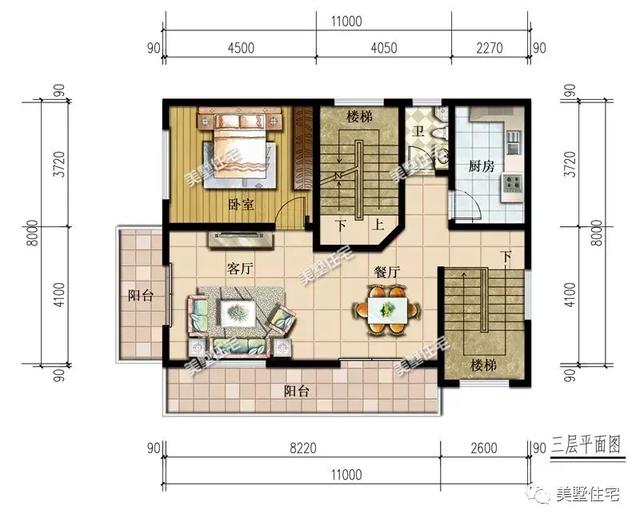 占地不到100平的農(nóng)村別墅設(shè)計圖，適合宅基地小的家庭建造
