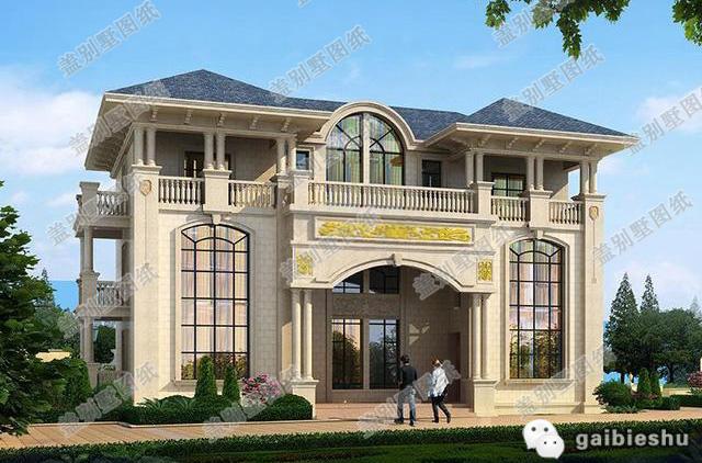 17×9米45萬三層兄弟戶雙拼別墅設(shè)計圖，戶型對稱大氣，設(shè)計獨特時尚