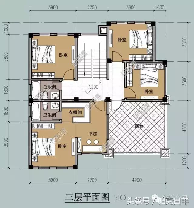 10套經(jīng)典帶車庫新農(nóng)村自建房設(shè)計(jì)圖分享，戶型方正實(shí)用