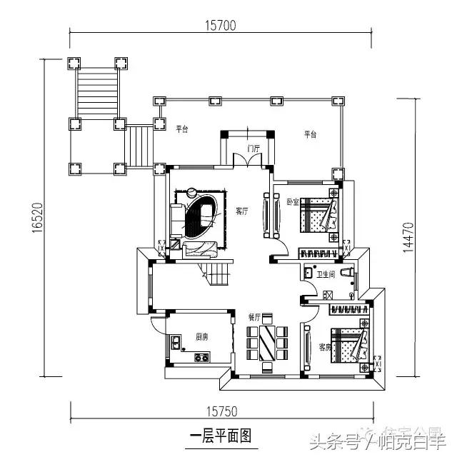 10套經(jīng)典帶車庫新農(nóng)村自建房設(shè)計(jì)圖分享，戶型方正實(shí)用