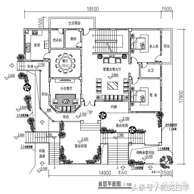 10套經(jīng)典帶車庫新農(nóng)村自建房設(shè)計(jì)圖分享，戶型方正實(shí)用