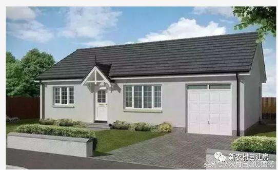 2款一層農(nóng)村別墅設(shè)計(jì)圖，外表樸素簡(jiǎn)約，內(nèi)在功能齊全，造價(jià)也非常經(jīng)濟(jì)