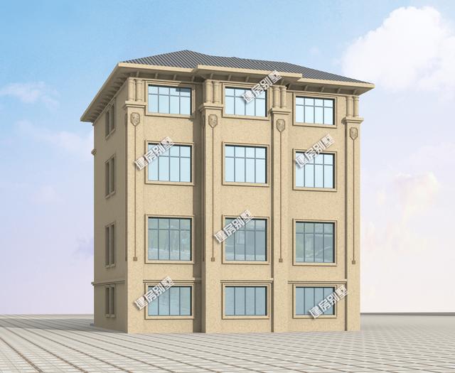 四層別墅設(shè)計(jì)圖，帶地下車庫，客廳挑空設(shè)計(jì)，真是美極了