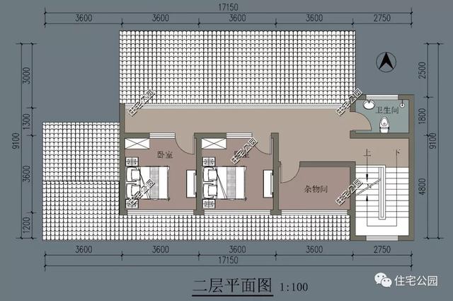 9×17米農(nóng)村中式自建房設(shè)計(jì)圖，這款設(shè)計(jì)不比歐式的差