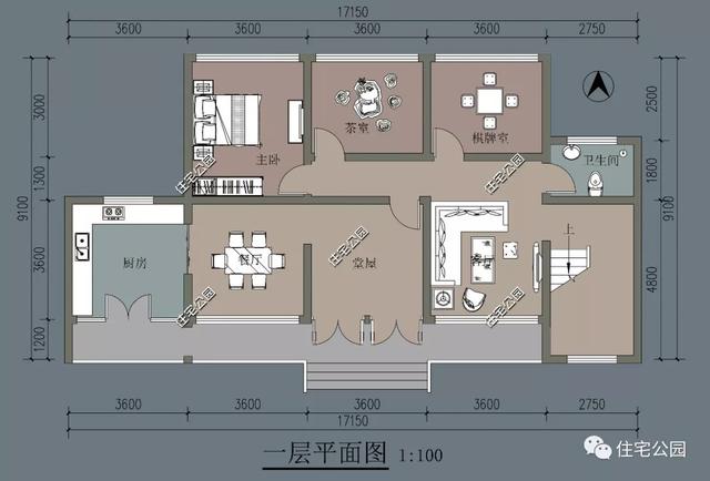 9×17米農(nóng)村中式自建房設(shè)計(jì)圖，這款設(shè)計(jì)不比歐式的差