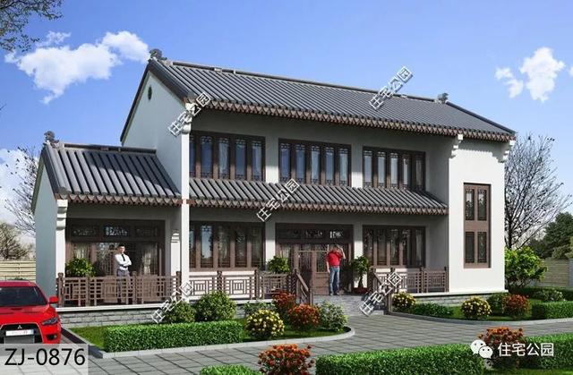 9×17米農(nóng)村中式自建房設(shè)計(jì)圖，這款設(shè)計(jì)不比歐式的差