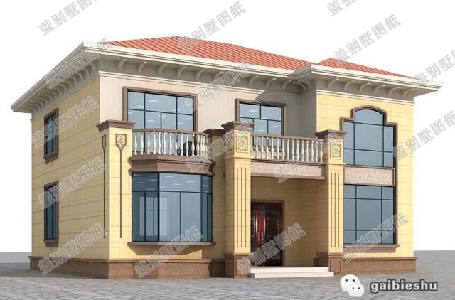 二層農(nóng)村自建房設(shè)計圖紙，造型上設(shè)計特別，室內(nèi)布局也符合現(xiàn)代人的需求