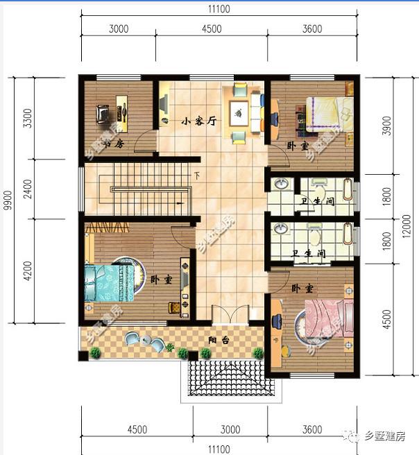 兩款性價比超高的二層農(nóng)村別墅設(shè)計圖，精致實(shí)用