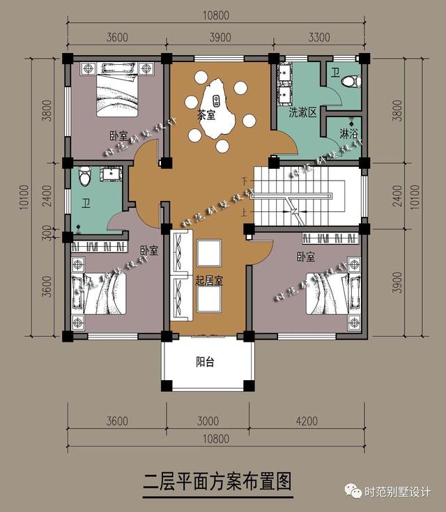 小戶型三層歐式別墅設計圖，帶涼亭露臺影視廳，6室3廳適合自建